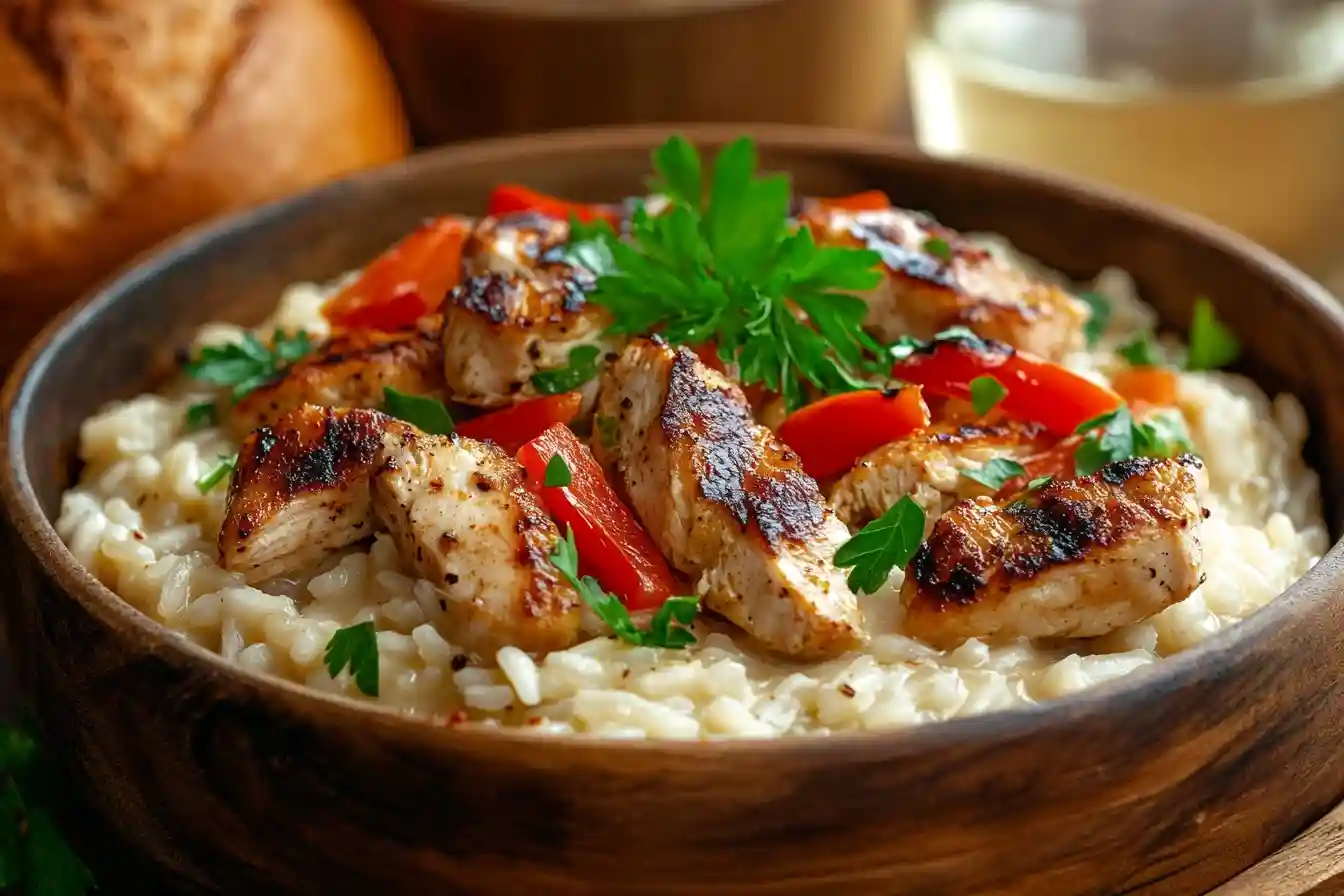 Arroz Caldoso con Pollo