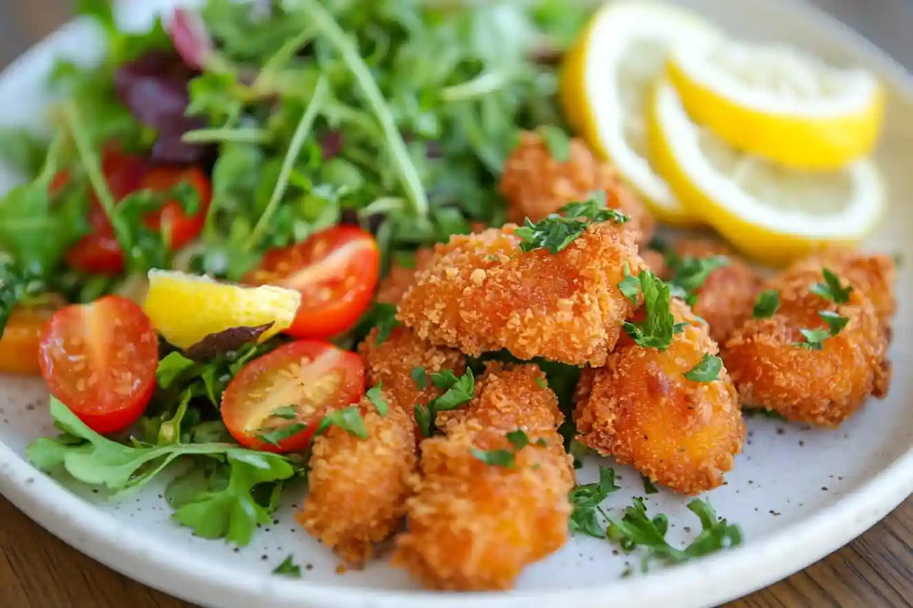 u5855343247 Golden crispy fried mackerel roe on a white ceram 3c334deb 45ce 4619 a997 7d1b928b41b5 1 33 11zon