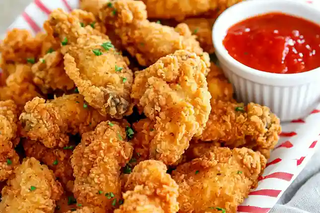 receta de Alitas de pollo fritas