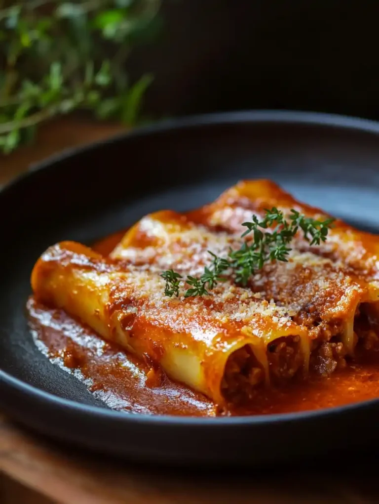 canneloni de Carne Caseros: Receta Tradicional Italiana